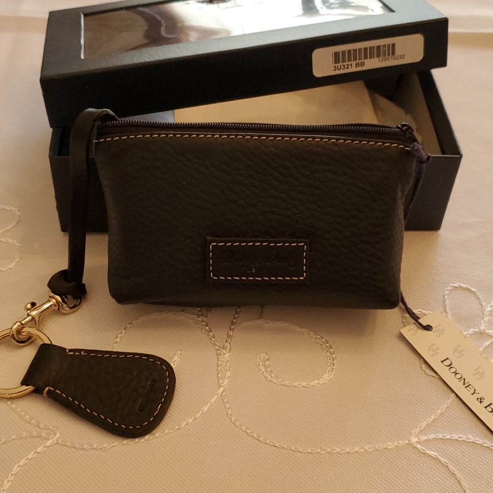 Dooney and Bourke wristlet with keyfob